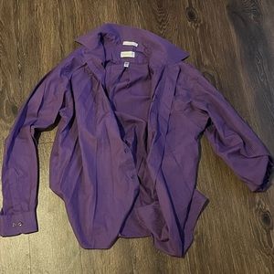 Men’s purple dress shirt